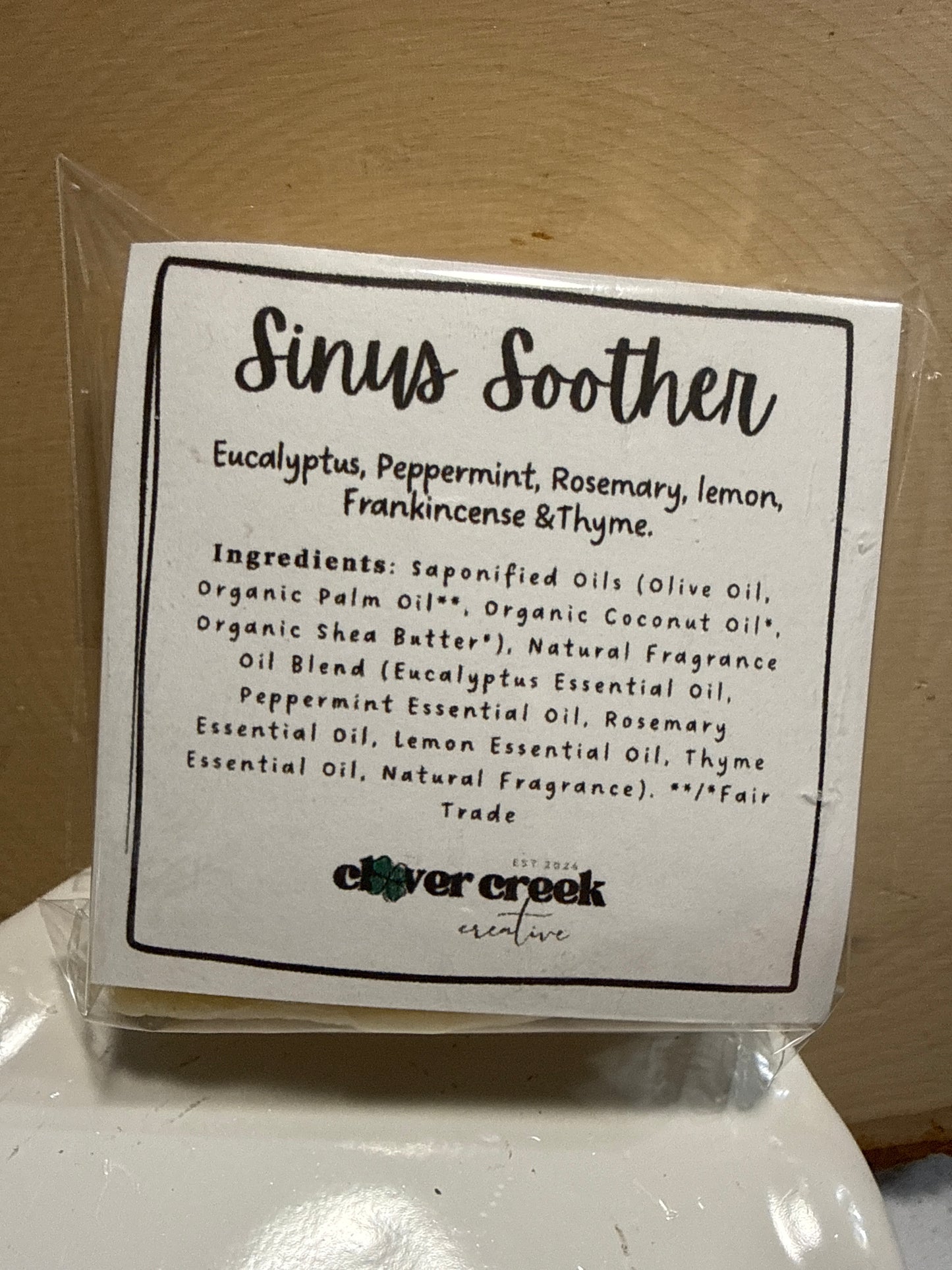 Sinus Soother Soap