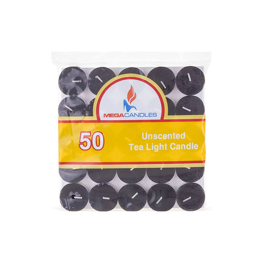 Black - T-light - Unscented