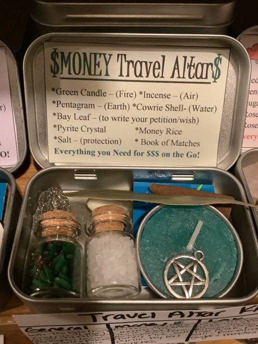 TRAVEL ALTAR - Show Me The Money / Spell Kit / Manifest