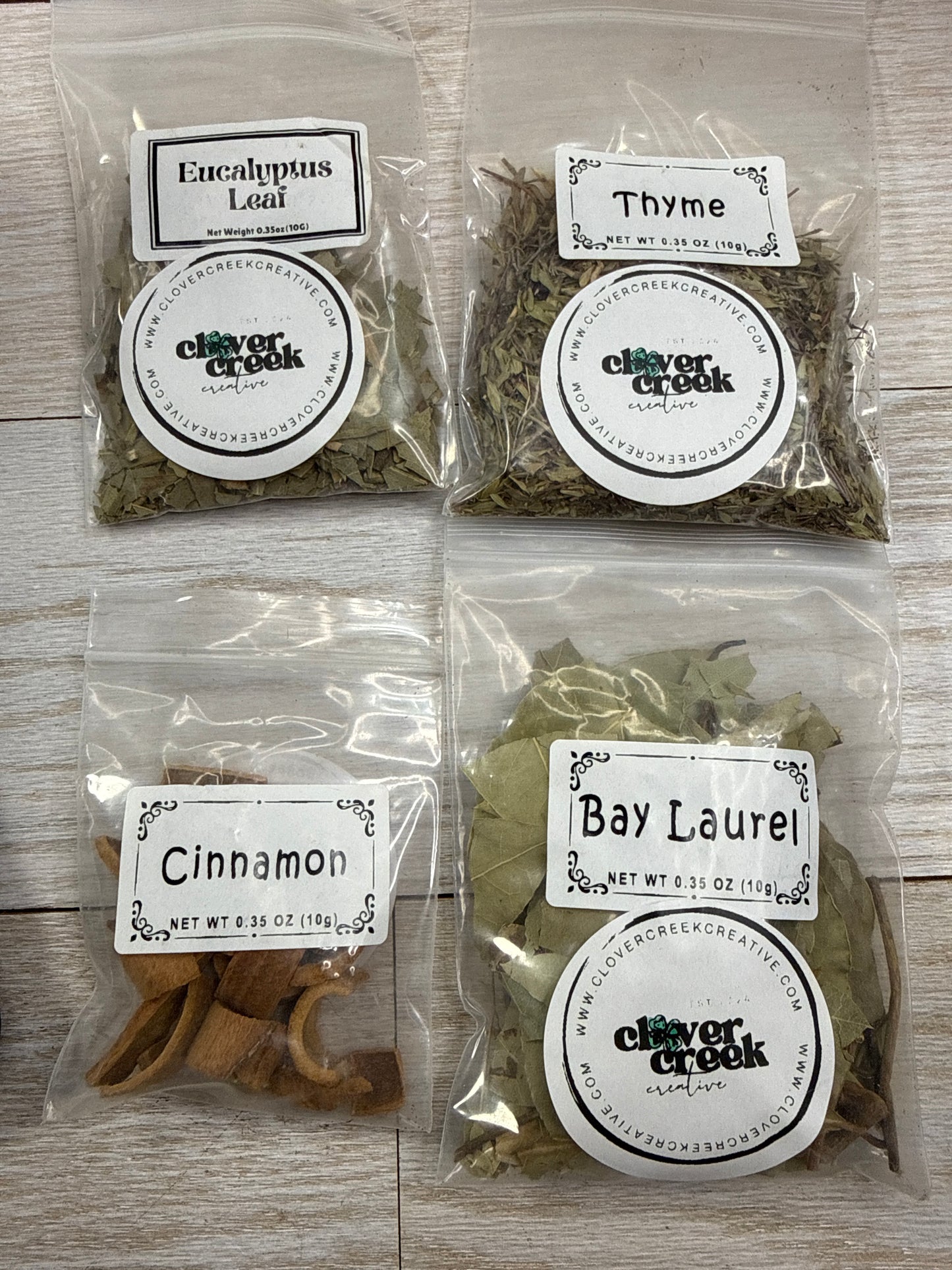 Herb bags, .3 oz (avg)