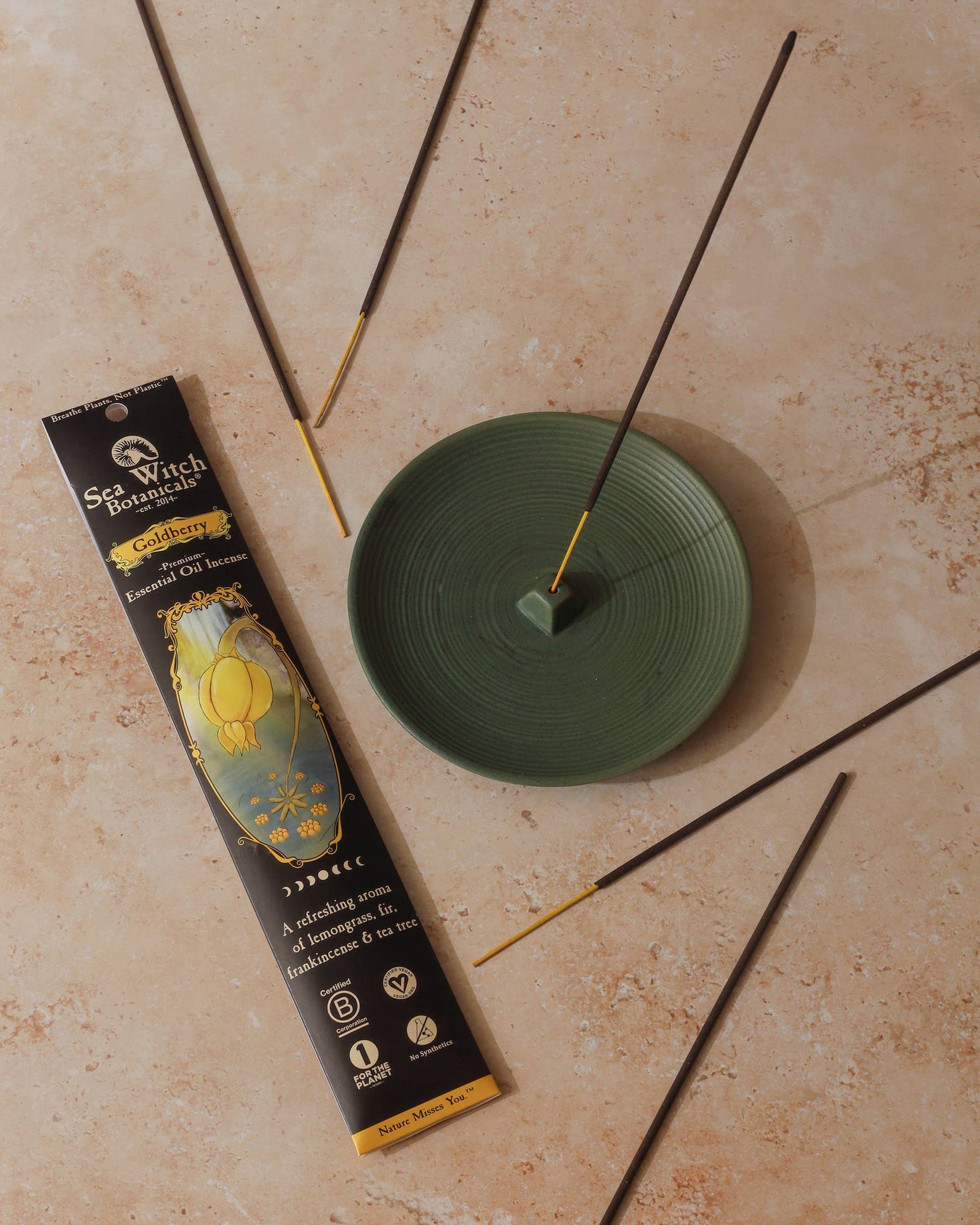 Sea Witch Botanicals Incense 20 sticks - Goldberry