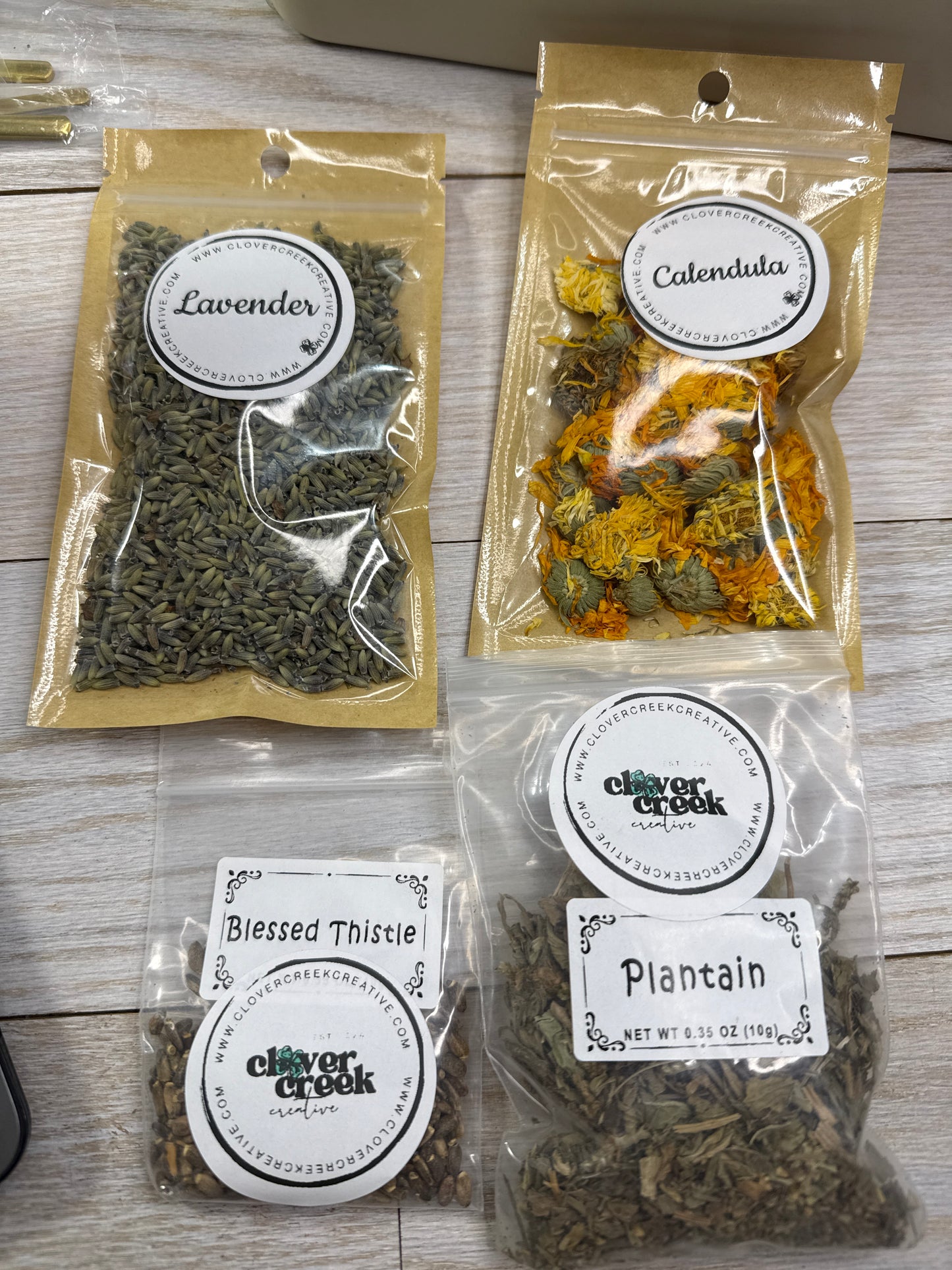 Herb bags, .3 oz (avg)