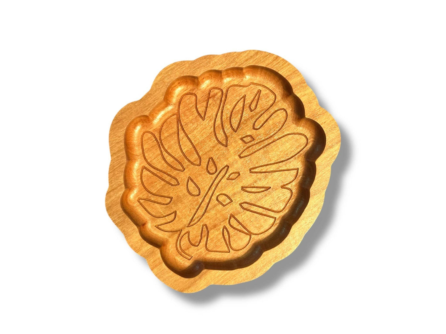 Boho Decor, Monstera Tray, Wooden Catchall, Plant Lover Gift